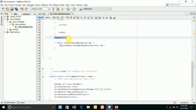 text animation/ text move in java swing with source code / create animation in java смотреть онлайн