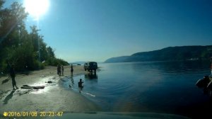 Утопили машину