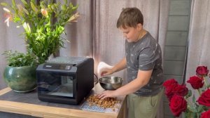 Домашние сухарики в сушилке Kitfort KT-1905