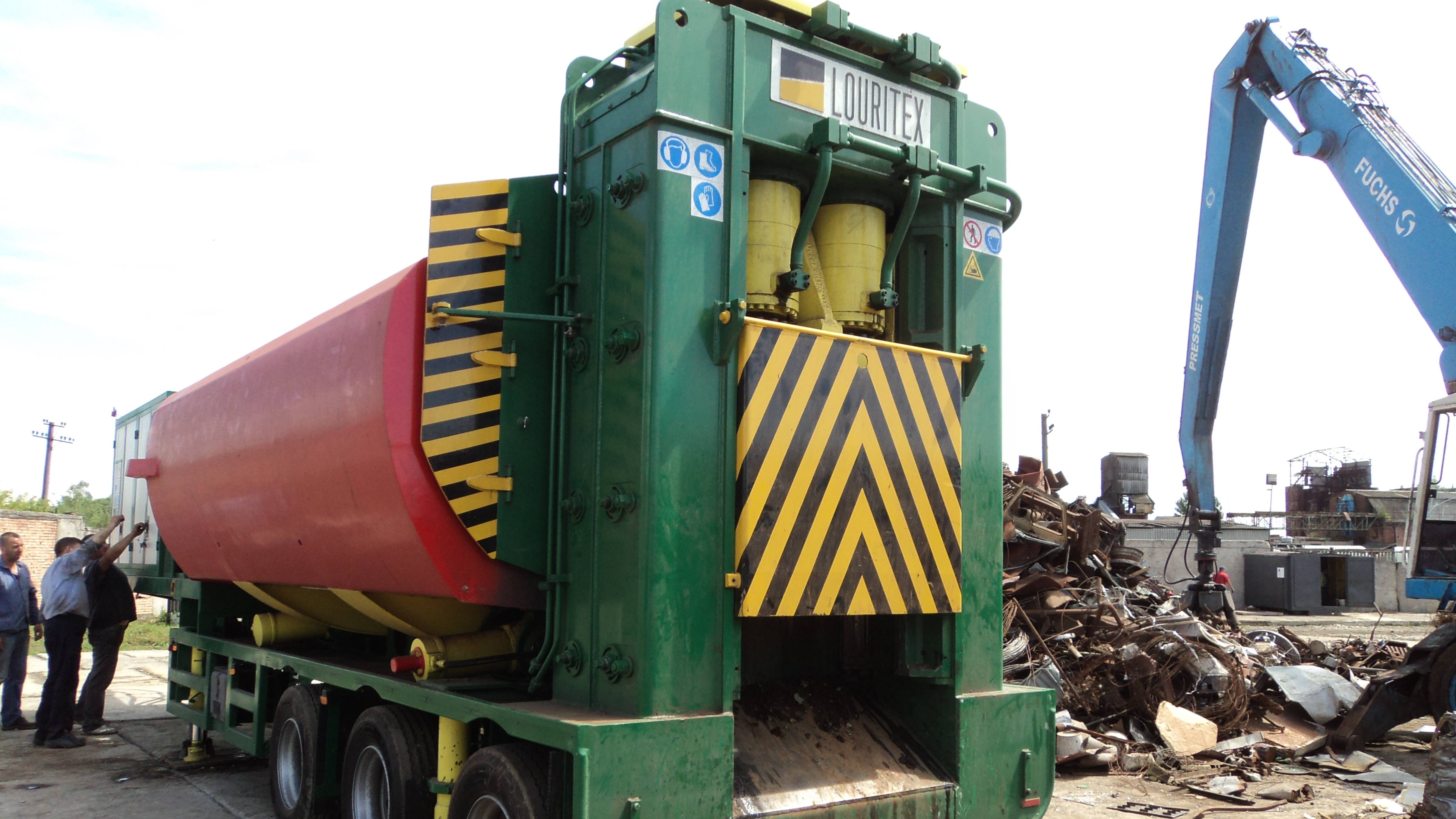 Мобильные пресс-ножницы Louritex 500T