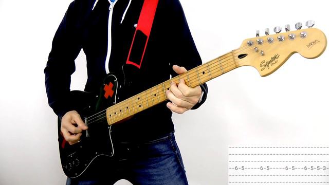 Nirvana - Smells like teen spirit SOLO [Guitar Cover with TABS] смотреть онлайн