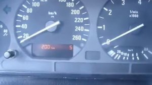 BMW e36 Тест приборной панели