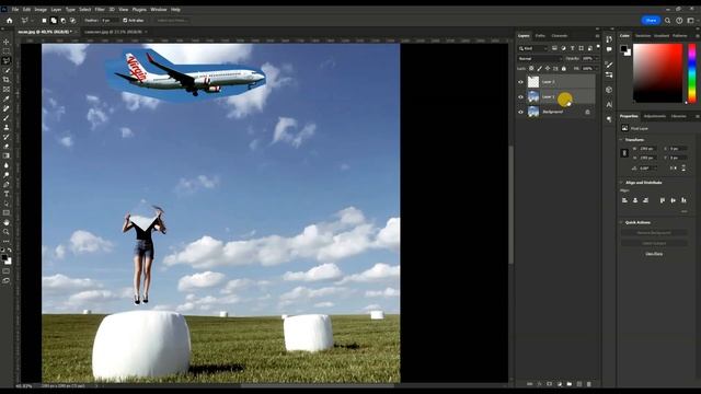 Автоналожение слоев в Фотошопе смотреть онлайн