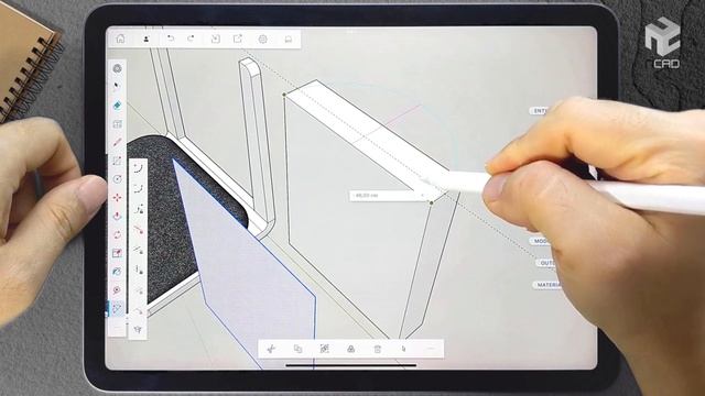 Modeling A Chair On The IPad | SketchUp For IPad