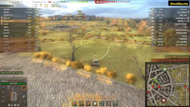 Бой на т-54 (World of Tanks) лайтовый нагиб смотреть онлайн