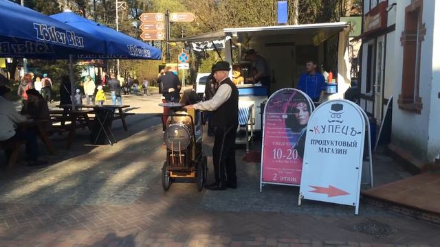 "Человек оркестр" zotler bier Светлогорск - "One man band" Svetlogorsk Kaliningrad oblast смотреть онлайн