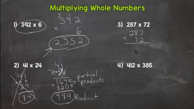 Multiplying Whole Numbers (Part 1) | 5th Grade Math смотреть онлайн