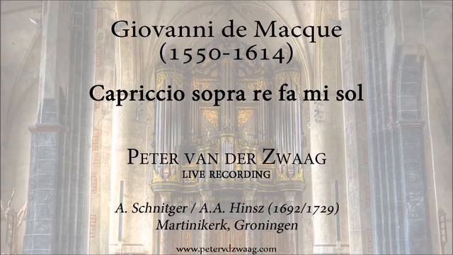 Giovanni de Macque - Capriccio sopra re fa mi sol смотреть онлайн