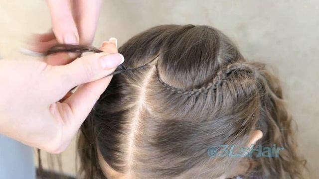 8 EASY HAIRSTYLES FOR LITTLE GIRLS!! | 8 Cute hairstyles with HEART ?Valentines Day Hairstyles? смотреть онлайн