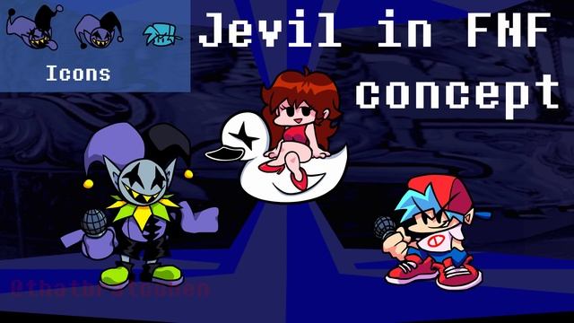 Jevil in Friday Night Funkin' concept (not making a mod, just a song) смотреть онлайн