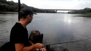"Троллинг" на р.Десна, не далеко от Чернигова, или в поисках клыкастых. День рыбака 2016 год.