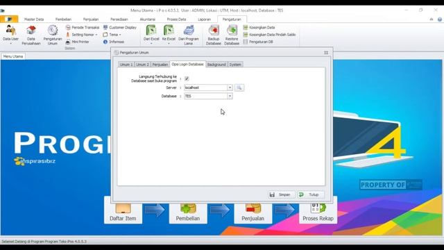 Eror Saat Membuka Program Ipos 4 Karena Salah Setting Opsi Login Database (Autologin) #tutorialipos смотреть онлайн