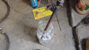 Пайка МАПП газом применяя дешевую пропановую горелку.