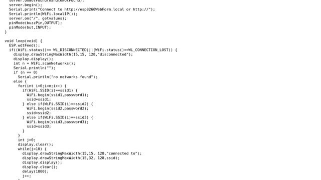 Arduino: I'm getting watchdog timer resets in NodeMCU. How can I permanently disable or stop that? смотреть онлайн