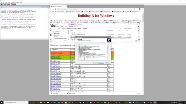 Installing R Rtools RStudio and tidyverse смотреть онлайн
