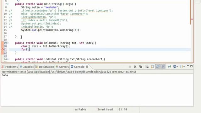 Java Dilinde String Metodlar Substring смотреть онлайн