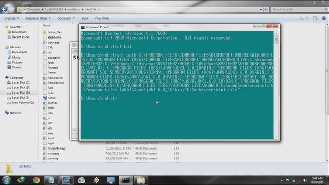 How to set path using batch file | Code a batch file смотреть онлайн