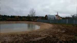 Глиняный пруд Без Пленки с рыбой через 7 лет | Что стало с прудом? | этапы строительства пруда