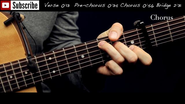 Ed Sheeran - Dive guitar lesson/tutorial w SOLO & TAB / Dive guitar cover & chords/How to play смотреть онлайн
