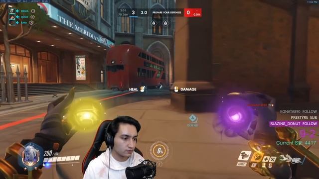 Getting Another Account to Mid 4400 SR! Fun Moira Game on Kings Row. смотреть онлайн