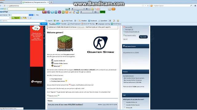 free minecraft server hosting 1.5.2 (not 24/7) смотреть онлайн