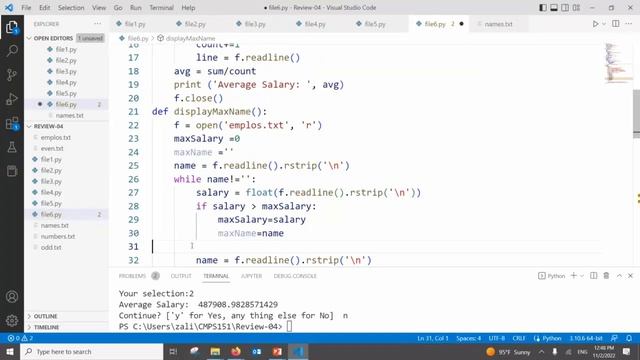 Python #9.1 Files with Records - NO LISTS смотреть онлайн