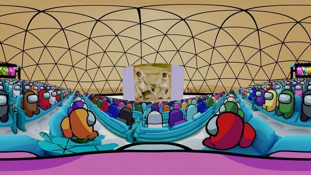 AMONG US 360° - CINEMA HALL 4 VR/360° ANIMATION | VR/360° Experience