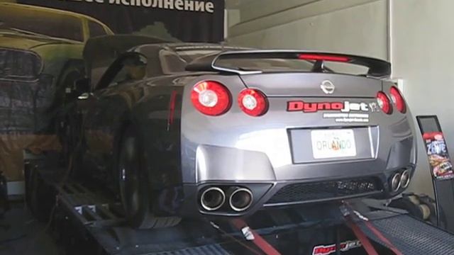 Nissan GT-R Stage 1 98 OCT Dyno 485WHP - замер мощности смотреть онлайн