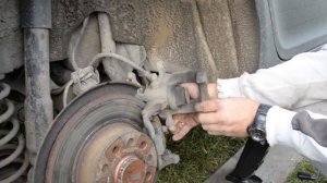 Замена задних колодок без специального ключа Skoda Octavia A5FL [Ermmak]