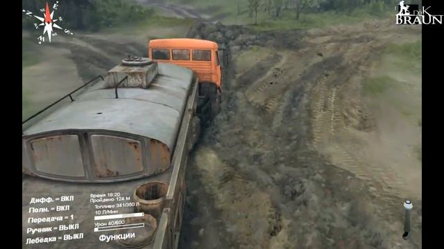 Spintires - Симулятор московского водилы (первый взгляд, gameplay) смотреть онлайн