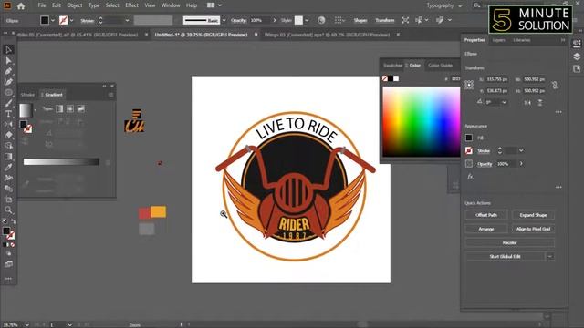 Vintage T-shirt Design Tutorial | Photoshop Tutorial