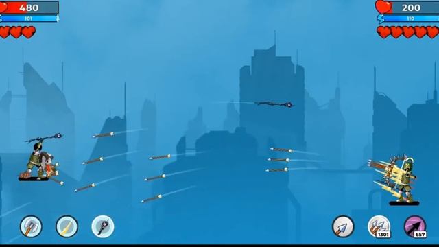 Archer vs thrower|The Archers 2|Android game play|two player game offline| смотреть онлайн