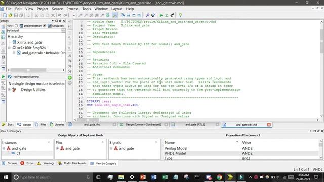 And Gate in Xilinx | Xilinx Tutorial смотреть онлайн