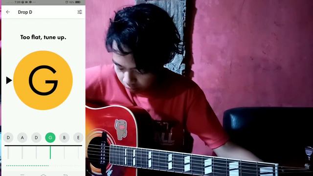 How to Drop D tuning by using Fender tune App Step by Step Tutorial | Tagalog смотреть онлайн