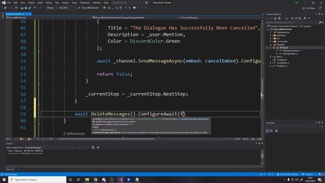 How To Make A C# Discord Bot - Creating A Dialogue Handler - Part 7 смотреть онлайн