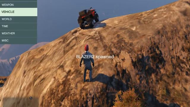 GTA5 . Спускаюсь в машинах с горы чиллиад смотреть онлайн