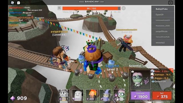 Roblox: Tower Heroes Ep.10 - Defeating Electrified Tiny Crew смотреть онлайн
