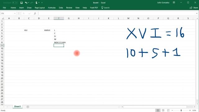 Roman Numerals Using Excel смотреть онлайн
