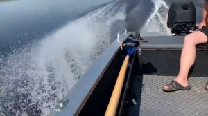 Обкатка Suzuki DF30AS на Триере 420. Часть 2. Заезды