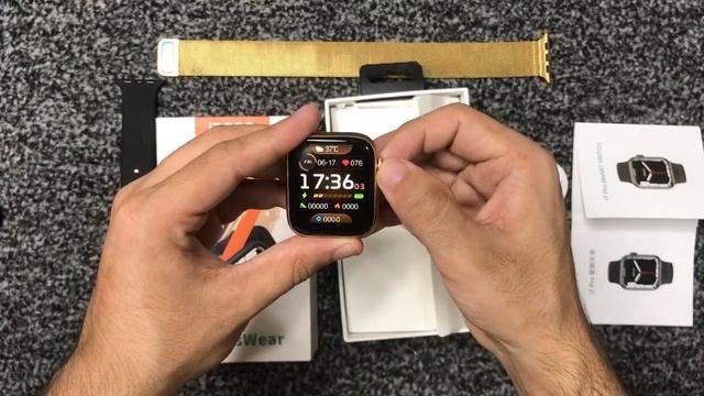 Smart Watch I7 Pro Unboxing | Perfect Clone of Apple Series 7 | With Heart Rate Monitoring Sensor смотреть онлайн