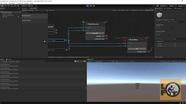 Unity Visual Scripting - Hello Unity Hello Logic Forge part 3 смотреть онлайн