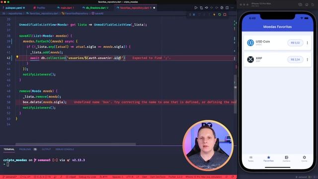 Salvar e Ler Dados no Firebase Firestore | Curso de Flutter смотреть онлайн