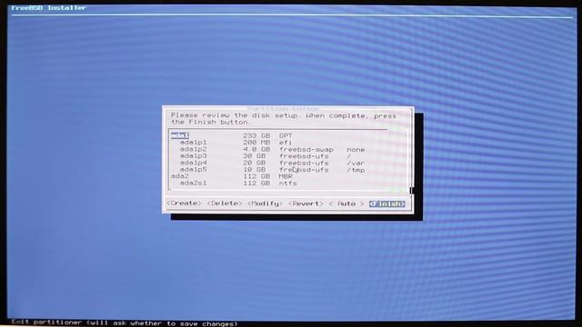 Instalación de freeBSD en modo UEFI y tabla GPT смотреть онлайн