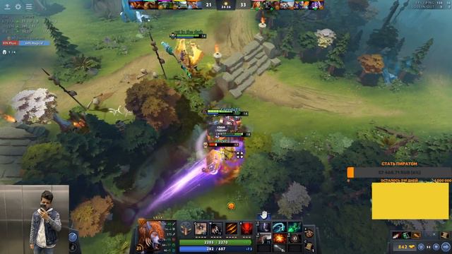 ДАХАК ПОКАЗЫВАЕТ КАК НУЖНО ИГРАТЬ НА КЕРРИ ПРОТИВ АЙСБЕРГА НА ЭМБЕРЕ / DAXAK URSA DOTA 2 / CREATOR