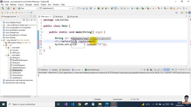 JAVA String - StringBuffer : String manipulation смотреть онлайн
