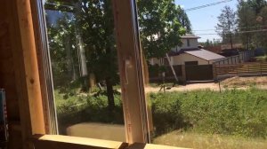 День 17. Установка пластиковых окон (стеклопакетов) в каркасный дом.