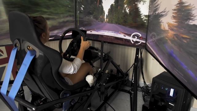 Rally Driver takes on High Speed Jumps with D-BOX смотреть онлайн