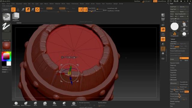[2] Деревянная бочка Remastered - скульптинг в ZBrush | Первый официальный скульпт на канале смотреть онлайн