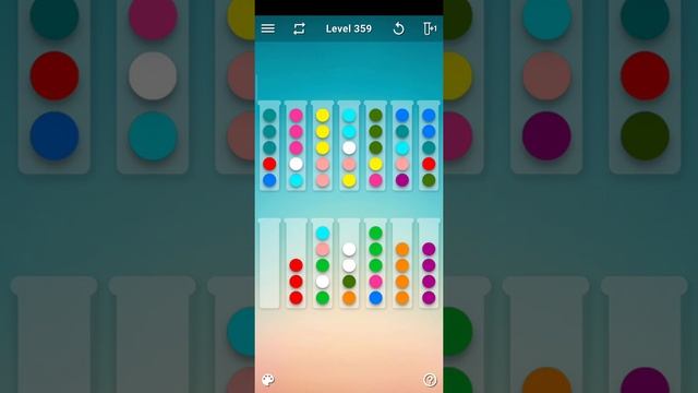 Ball Sort Puzzle Color Sorting Level 359 смотреть онлайн