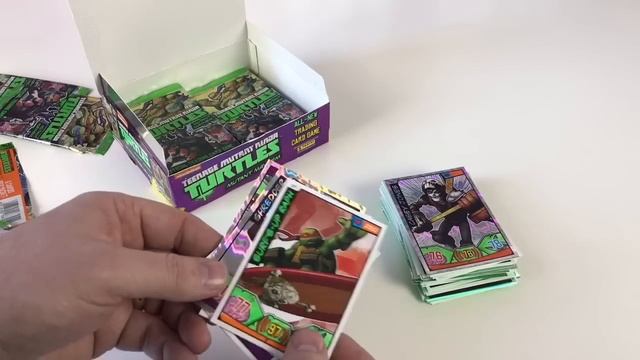 Teenage Mutant Ninja Turtles Mutant Mayhem Panini trading card game Full Box смотреть онлайн
